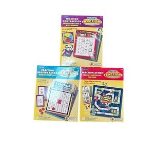 Lakeshore 3 Instant Fractions Games Library Curriculum Homeschool Math New Teach